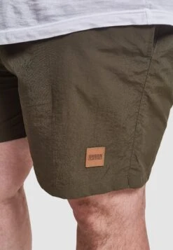 URBAN CLASSICS Block - Short De Bain - Olive -Vêtements Magasin 0970af7f8c8b49a681bd49e5c64c28f5