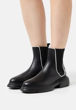 Emporio Armani Greta - Bottines - Black/White