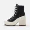 Converse Chuck 70 De Luxe Heel - Bottines À Plateau - Black