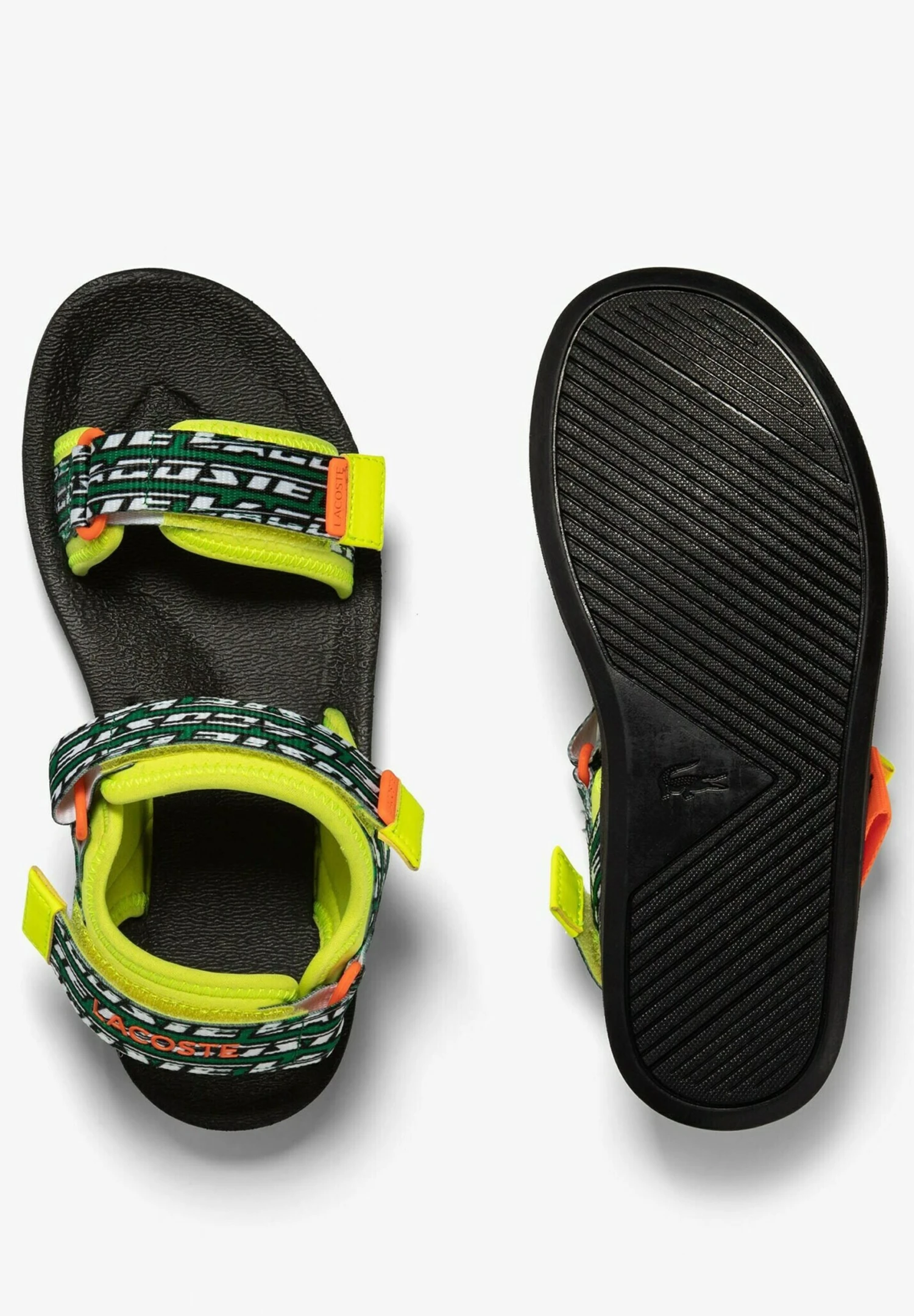 Lacoste Sandales À Plateforme - Ylw Blk 3 Lacoste Sandales À Plateforme - Ylw Blk – Image 3