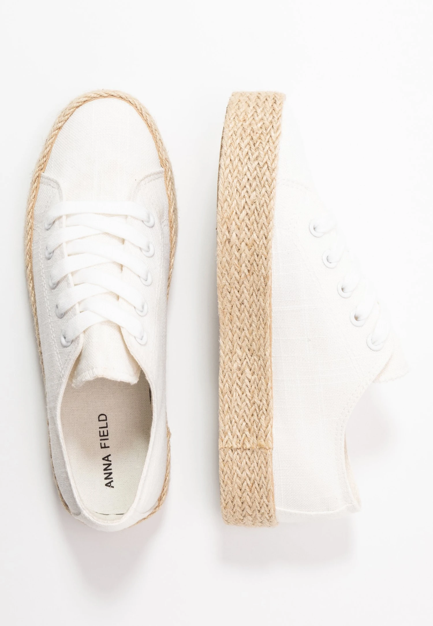 Anna Field Espadrilles - White 4 Anna Field Espadrilles - White – Image 4