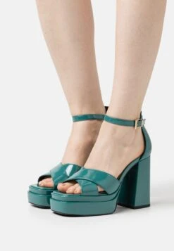 Buffalo May Cross - Sandales À Talons Hauts - Petrol