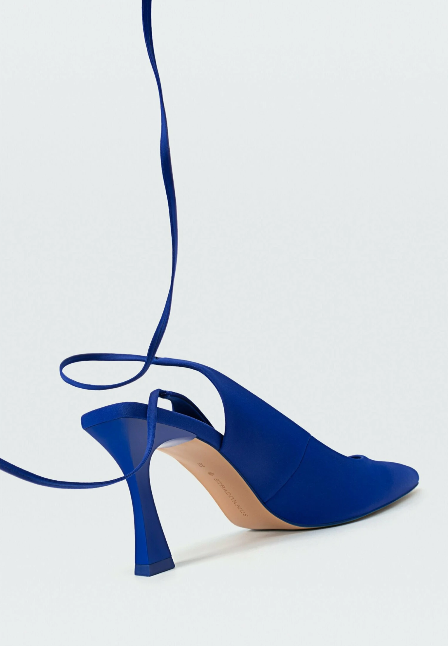 Stradivarius Offener Und Schnürung - Richelieus - Blue 5 Stradivarius Offener Und Schnürung - Richelieus - Blue – Image 5