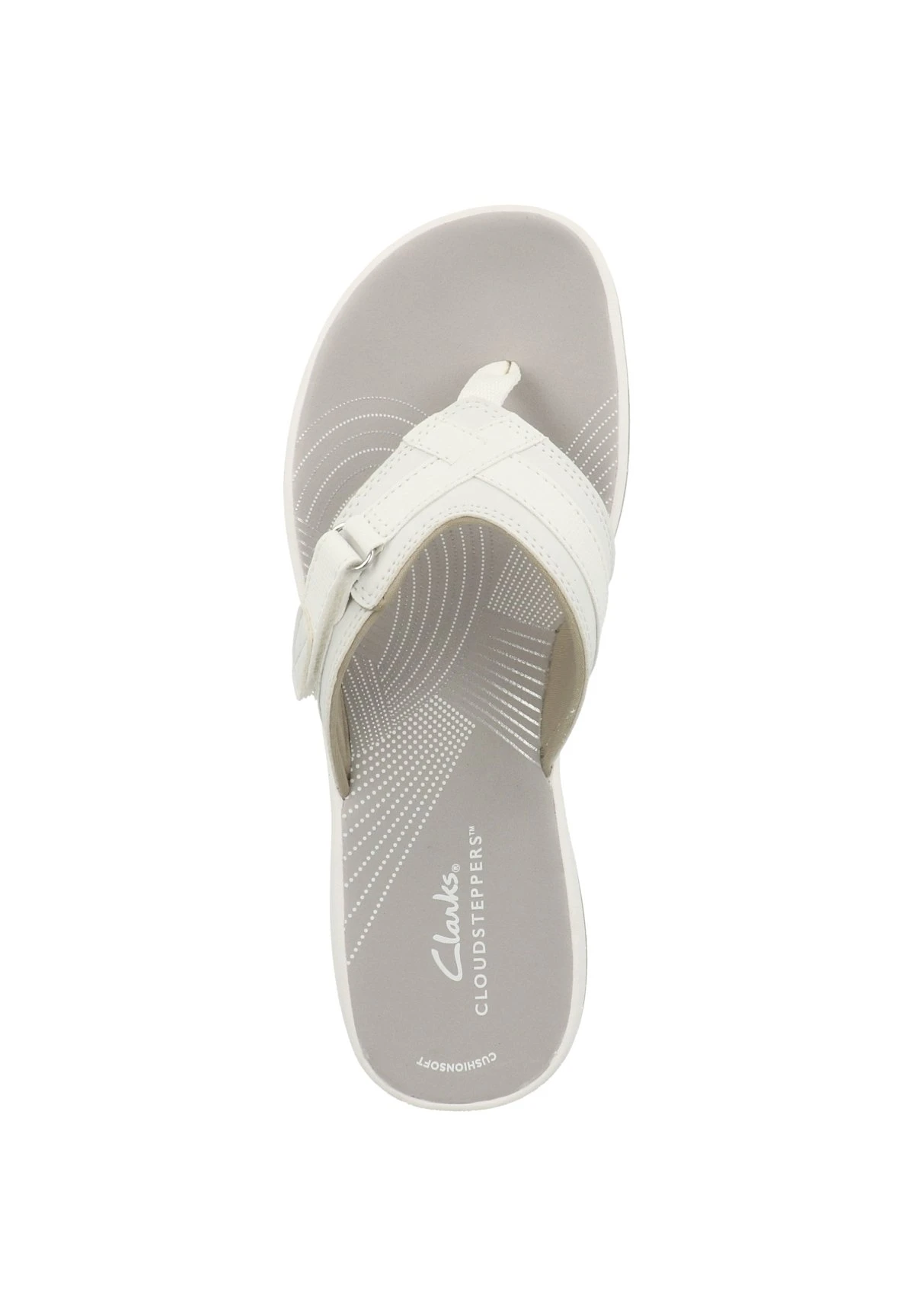 Clarks Brinkley - Tongs - White Synthetic 3 Clarks Brinkley - Tongs - White Synthetic – Image 3