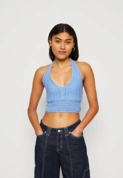 Hollister Co. Solid Halter - Débardeur - Dela Robia