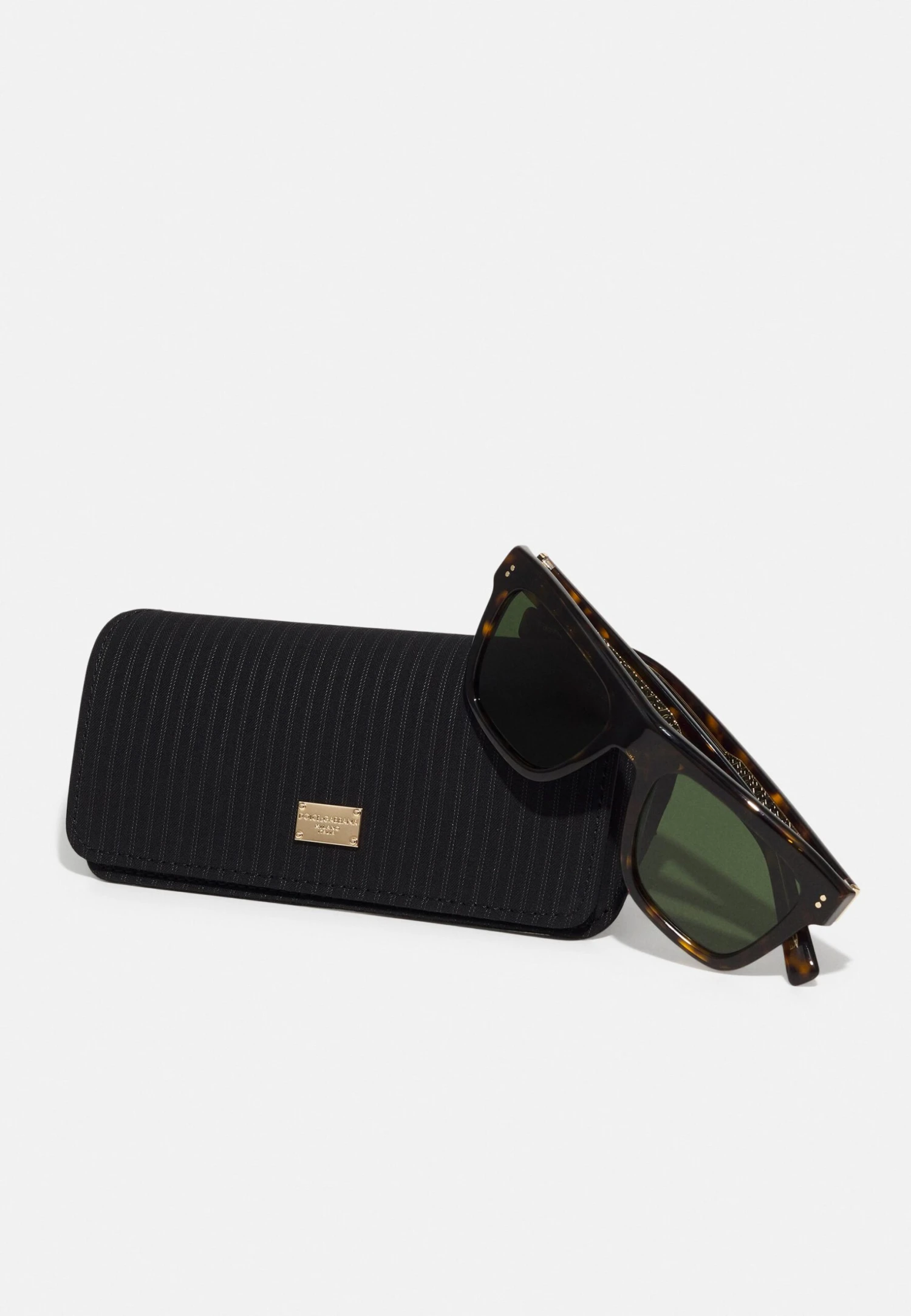 Dolce & Gabbana Unisex - Lunettes De Soleil - Havana/Dark Green 4 Dolce & Gabbana Unisex - Lunettes De Soleil - Havana/Dark Green – Image 4