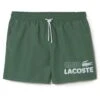 Lacoste Bain - Short De Bain - Vert Kaki