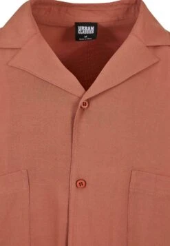 URBAN CLASSICS Resort - Chemise - Terracotta -Vêtements Magasin 573f2b3bfece4733b8796120da36de0a