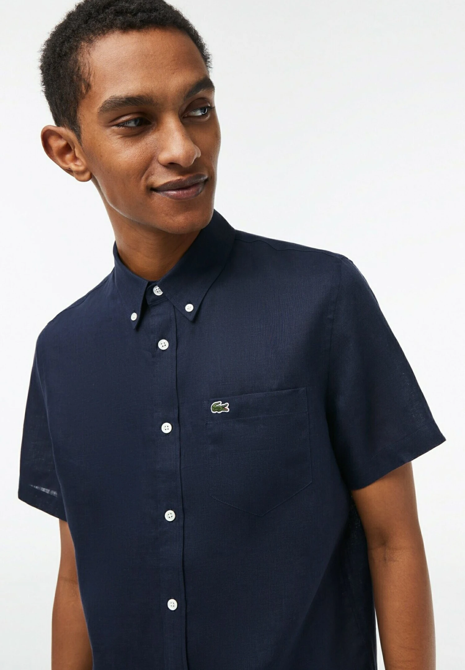 Lacoste Chemise - Bleu Marine 4 Lacoste Chemise - Bleu Marine – Image 4
