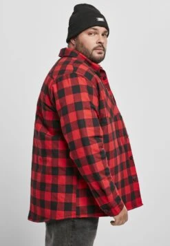 URBAN CLASSICS Chemise - Black/Red -Vêtements Magasin 75f23d6cdd7a40049138806f457b78ee