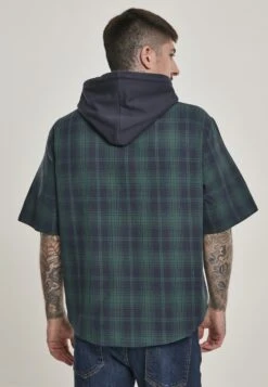 URBAN CLASSICS Hooded Short Sleeve Shirt - Chemise - Navy 7 URBAN CLASSICS Hooded Short Sleeve Shirt - Chemise - Navy -Vêtements Magasin 844aeeba5baa44b5b7f4d5fdffbc81e4