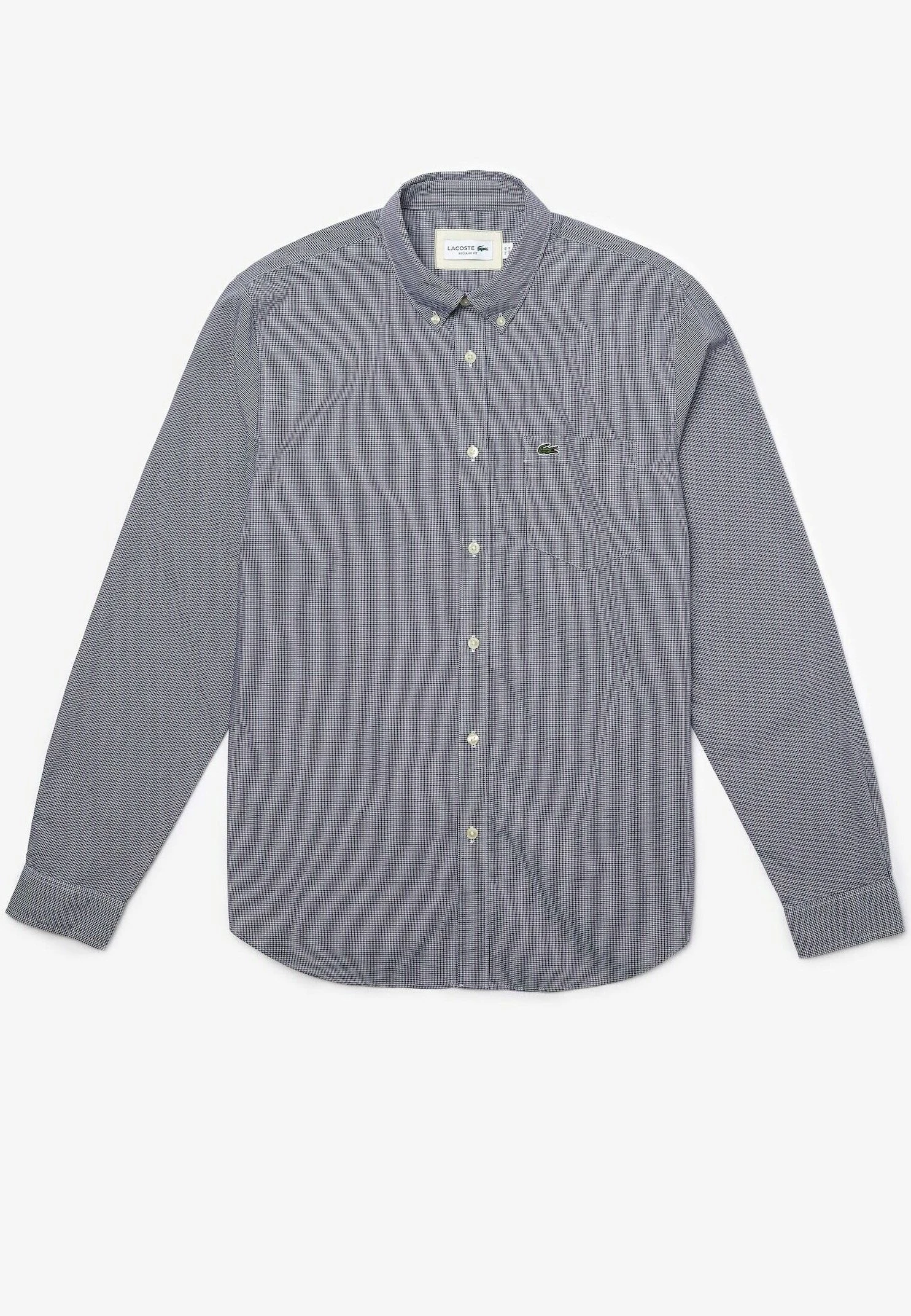 Lacoste Chemise - Weiß / Navy Blau 6 Lacoste Chemise - Weiß / Navy Blau – Image 6