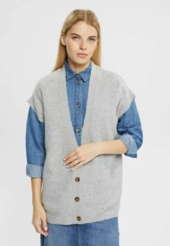 ESPRIT Ärmelloser - Gilet - Light Grey New