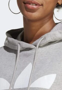 Adidas Originals Trefoil - Sweat À Capuche - Medium Grey Heather -Vêtements Magasin 977029f65054417ba8f40b92735141f8