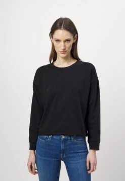 7 For All Mankind Crewneck - Sweatshirt - Black