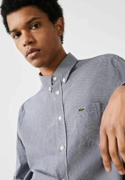 Lacoste Chemise - Weiß / Navy Blau 10 Lacoste Chemise - Weiß / Navy Blau -Vêtements Magasin a0b950031f6b463a9af8ce96ae429164