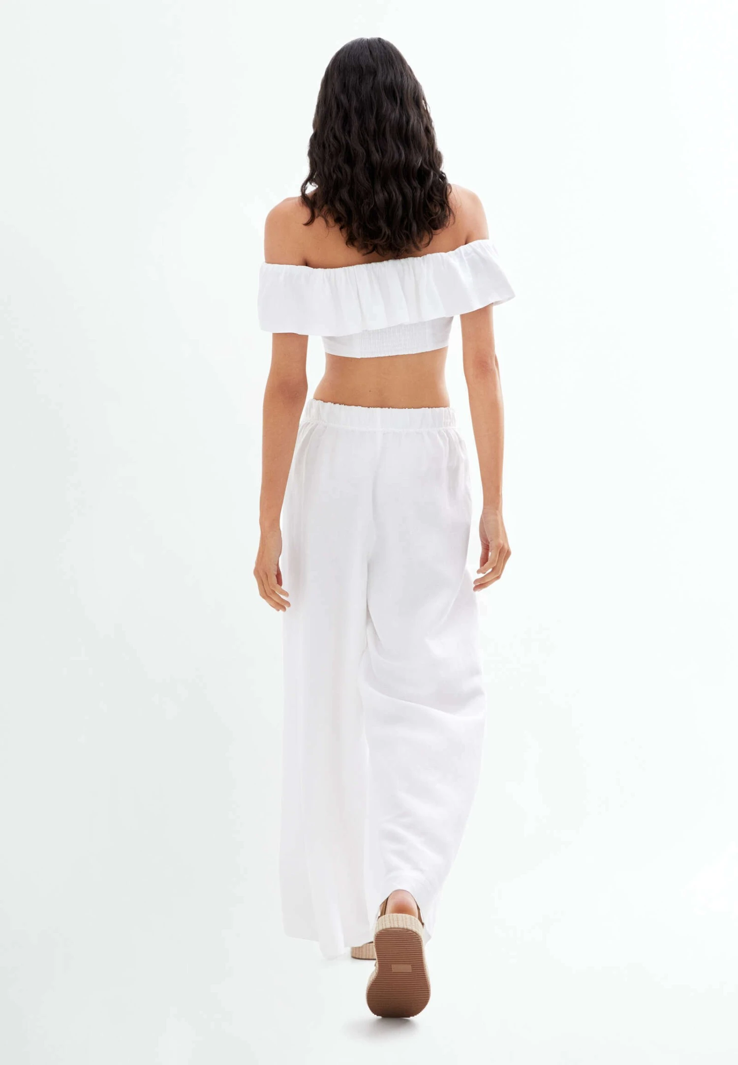 Oysho Off-Shoulder - Blouse - White 3 Oysho Off-Shoulder - Blouse - White – Image 3