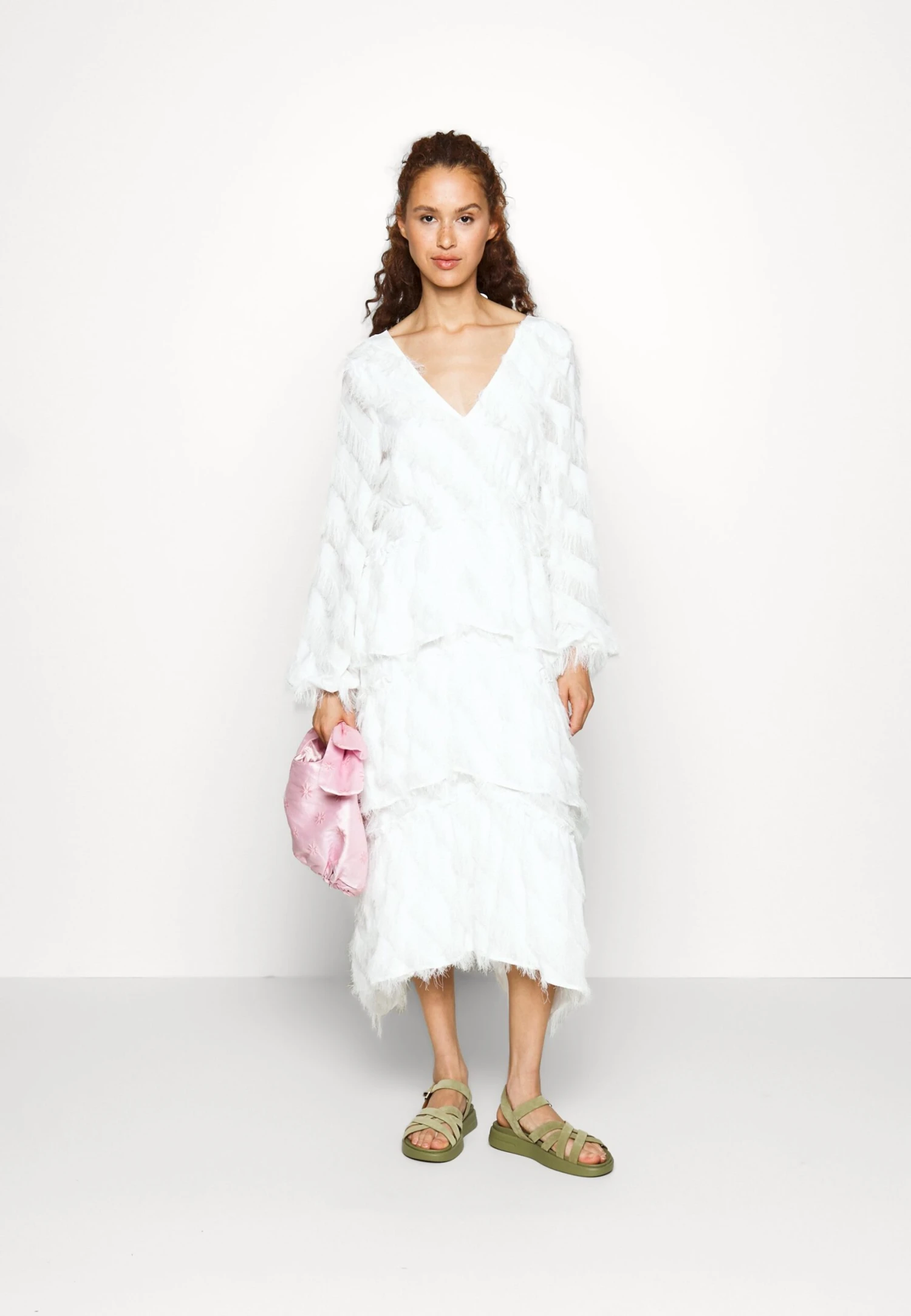 Yasfiesta Ankle Dress - Robe De Cocktail - Star White 2 Yasfiesta Ankle Dress - Robe De Cocktail - Star White – Image 2