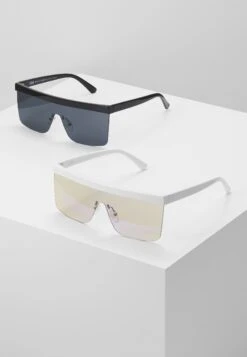 URBAN CLASSICS Sunglasses Rhodos 2 Pack - Lunettes De Soleil - Black And White/Multicoloured