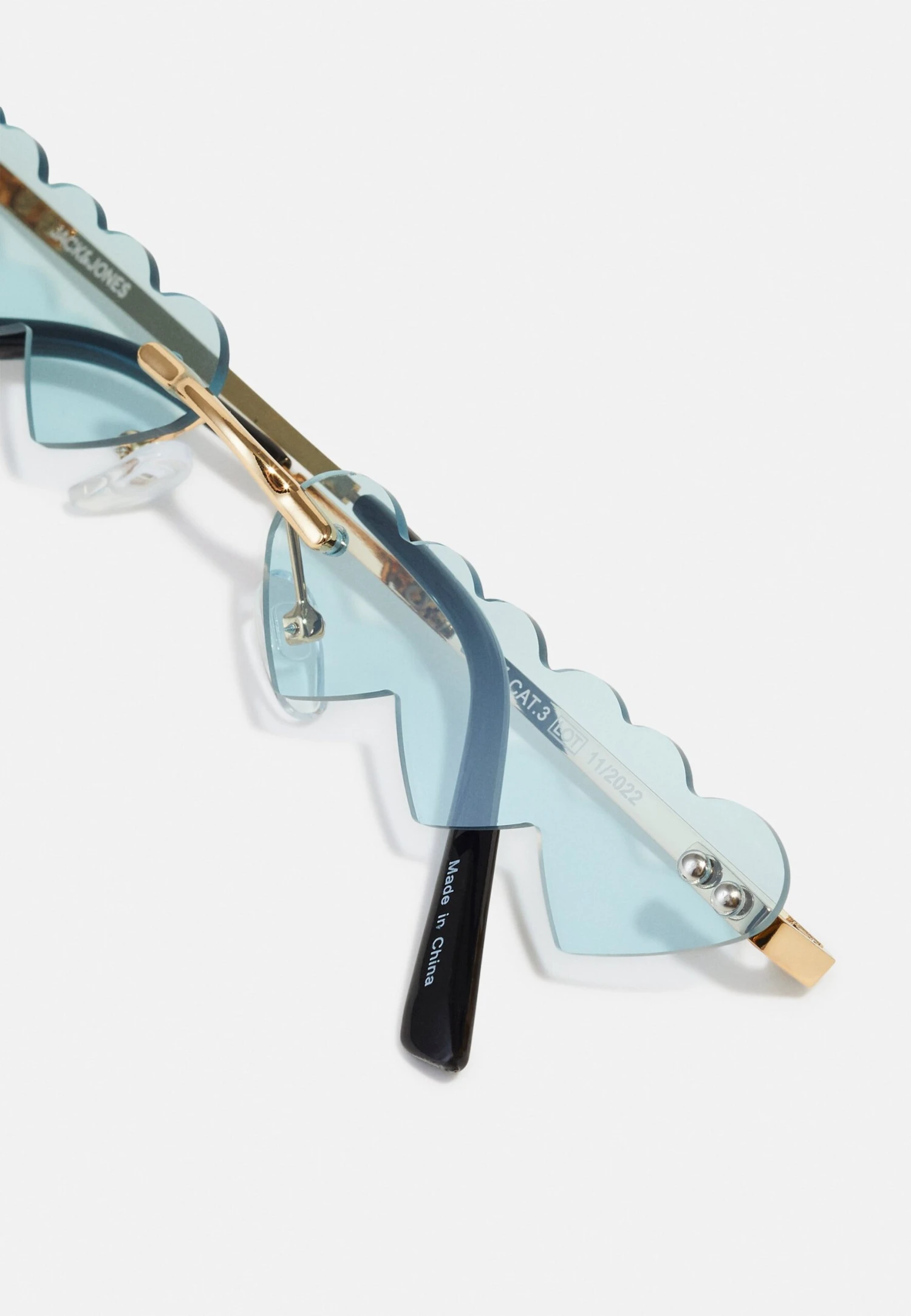 Jack & Jones Jactriple Heart Sunglasses Unisex - Lunettes De Soleil - Blue Aster 3 Jack & Jones Jactriple Heart Sunglasses Unisex - Lunettes De Soleil - Blue Aster – Image 3