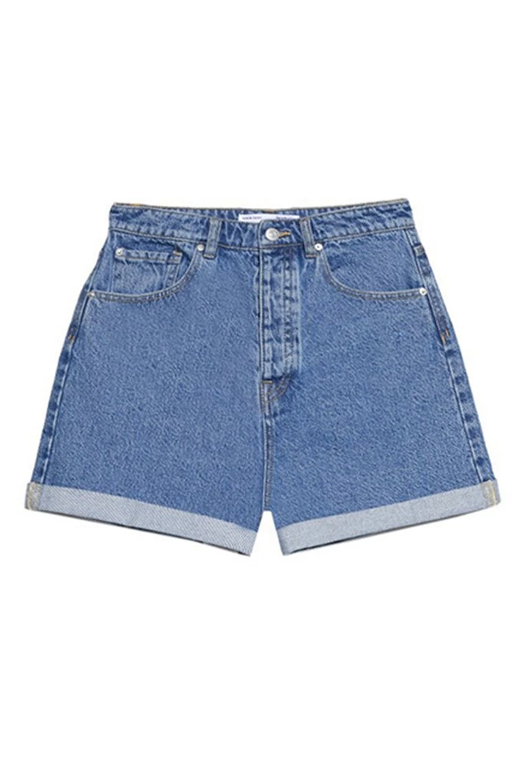 Stradivarius Mom-Fit - Short En Jean - Blue Denim 6 Stradivarius Mom-Fit - Short En Jean - Blue Denim – Image 6