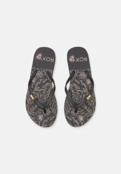 Roxy Viva Stamp - Tongs - Metallic Gold/Black