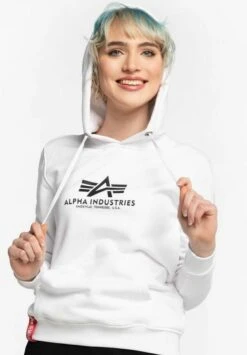 Alpha Industries Sweat À Capuche - White