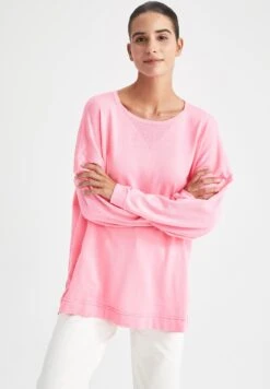 DeFacto Oversize Fit - Pullover - Pink -Vêtements Magasin dc3c7484aeca49deaea2ce9346c8d5c2