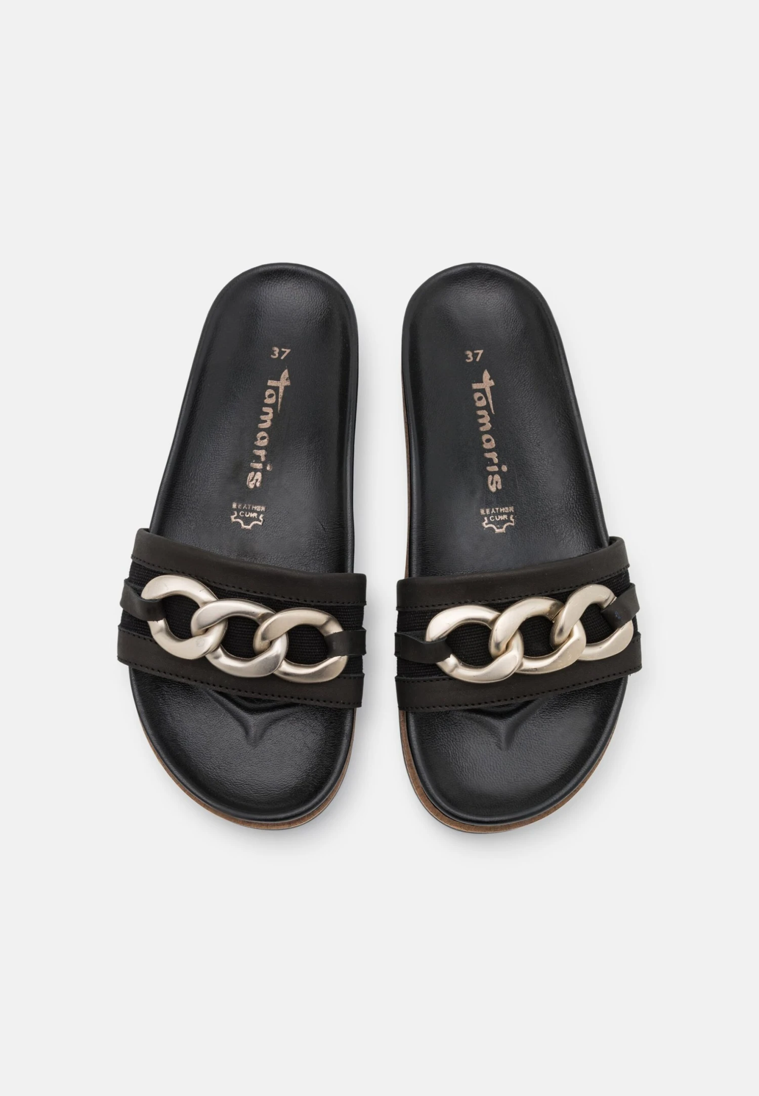 Tamaris Mules - Black 6 Tamaris Mules - Black – Image 6