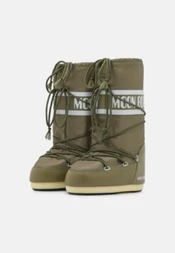 Moon Boot Bottes De Neige - Khaki -Vêtements Magasin e9467a6b9f46454dad1df269066b7a7d