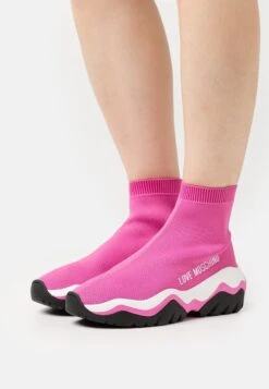 LOVE MOSCHINO Baskets Montantes - Rosa Shoking