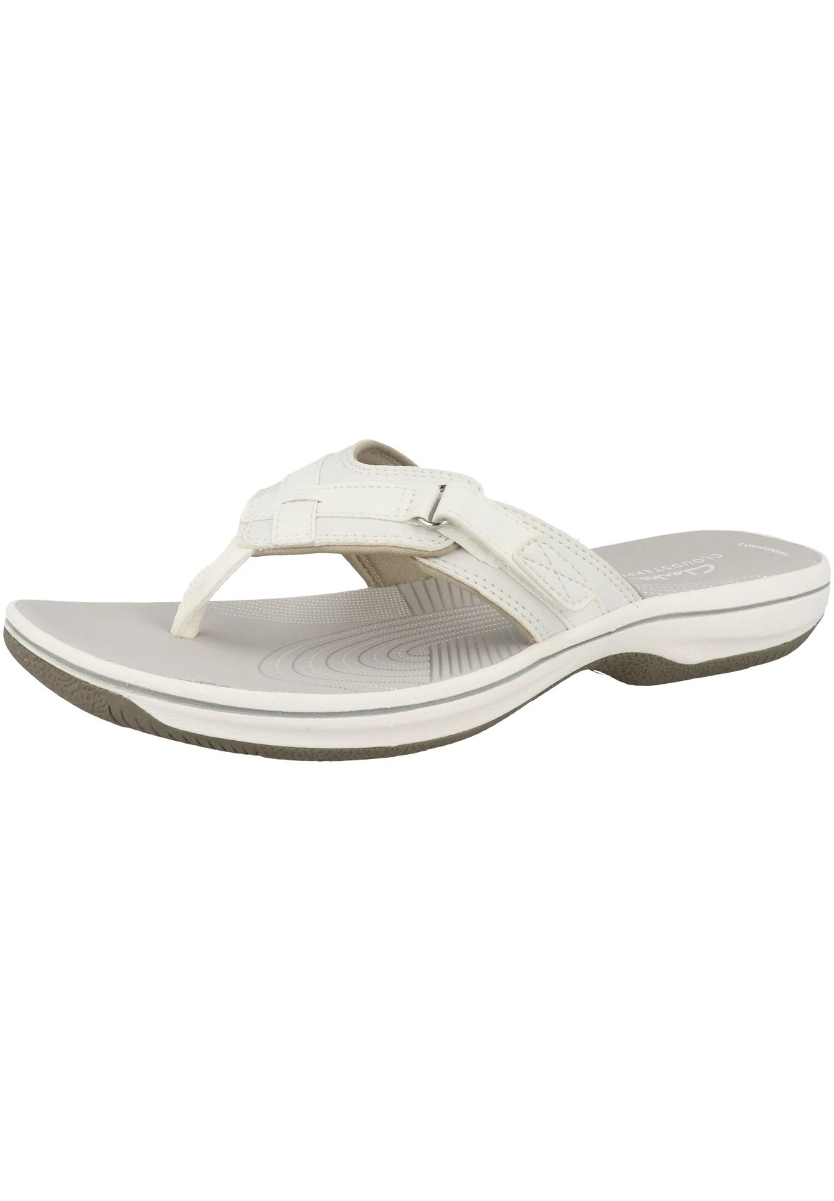 Clarks Brinkley - Tongs - White Synthetic 2 Clarks Brinkley - Tongs - White Synthetic – Image 2